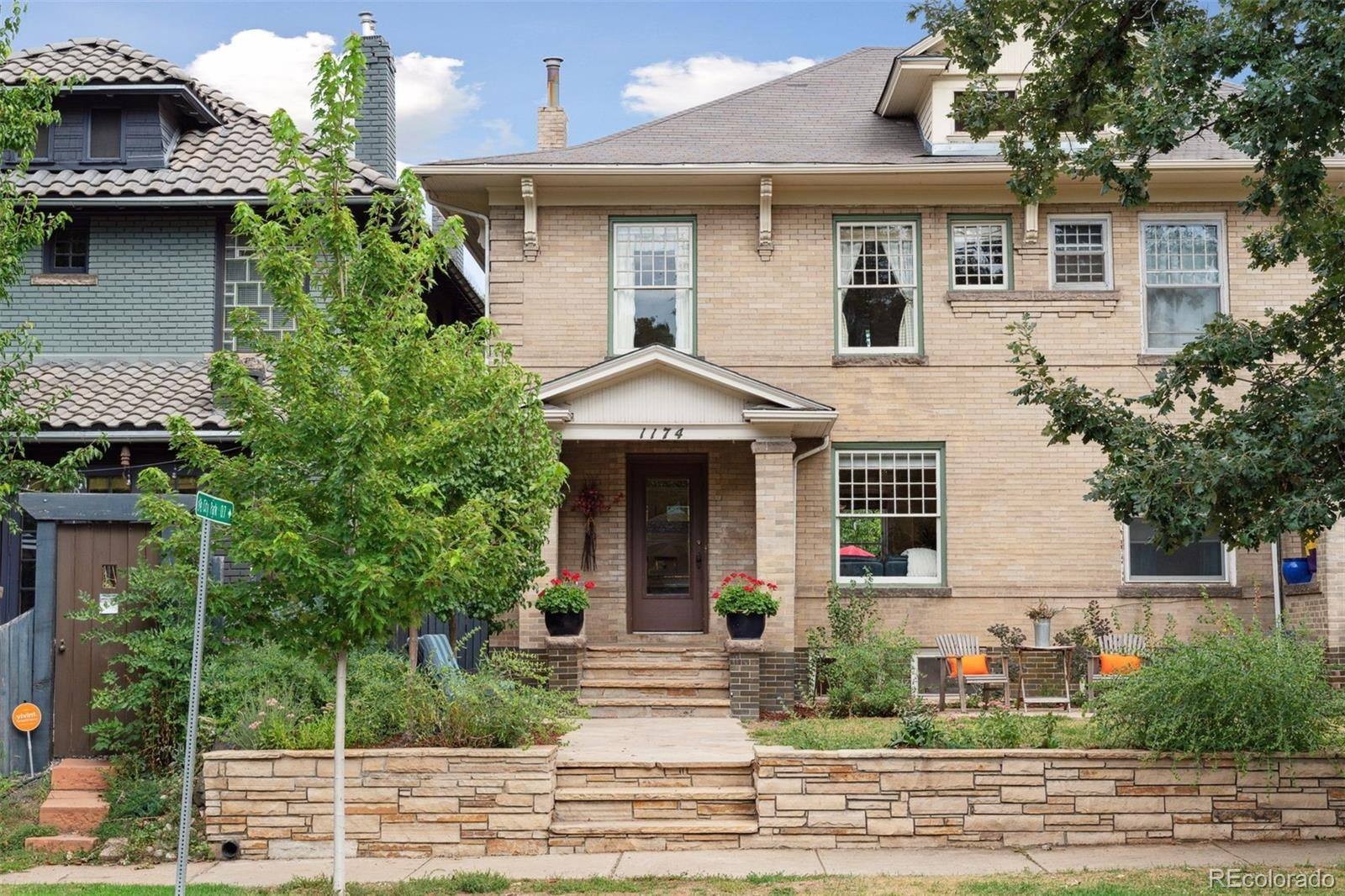 Brick townhome on St Paul Street in Congress Park